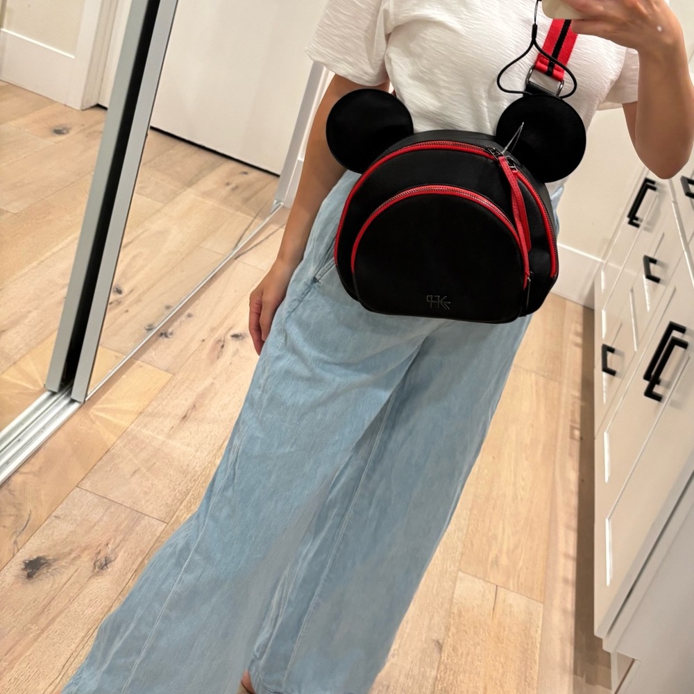 Freshly Picked Black and Red Crossbody Bag
